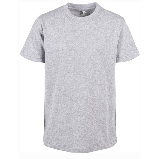 Dziecięcy T-shirt Klasyczny Prosty Bawełna Organiczna BY186 - Heather Grey