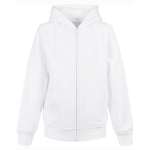 Dziecięca bluza zapinana z kapturem BY188 - White