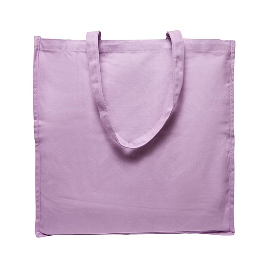 Torba Oversize z Płótna - Soft Lilac