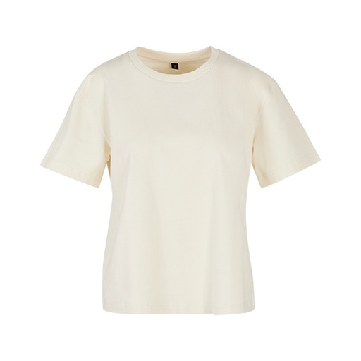 T-shirt damski oversize BY211 - White Sand