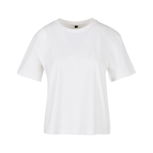 T-shirt damski oversize BY211 - White
