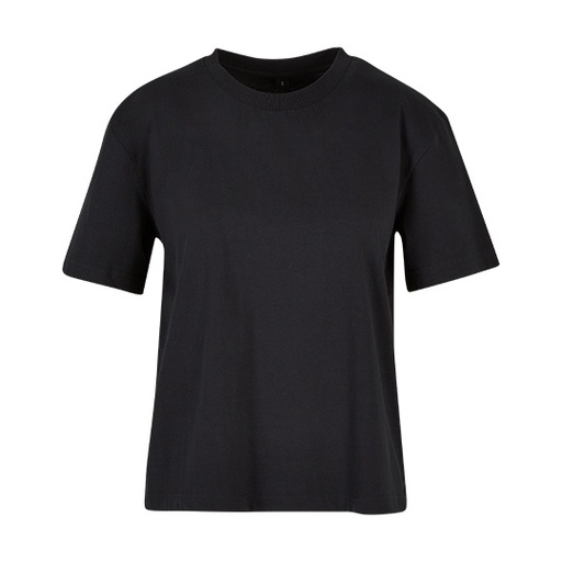 T-shirt Damski Oversize Bawelniany BY211 - Black