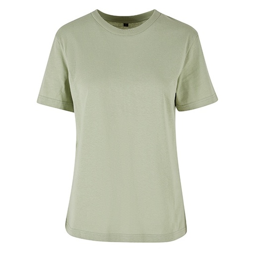 T-shirt damski oversize BY211 - Soft Salvia