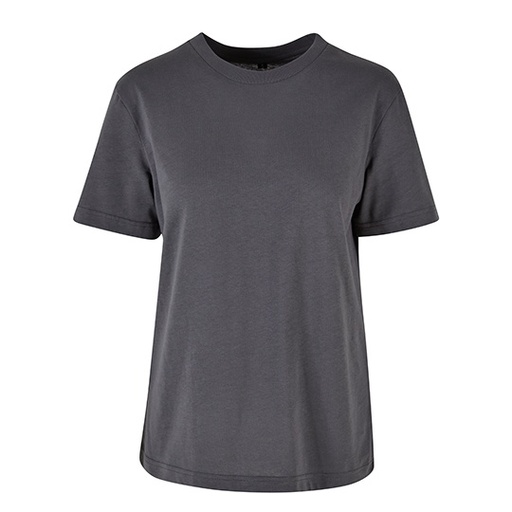 T-shirt Damski Oversize Bawelniany BY211 - Dark Shadow