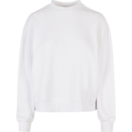 Bluza Damska Oversize Bawelniana Poliestrowa BY212 - White