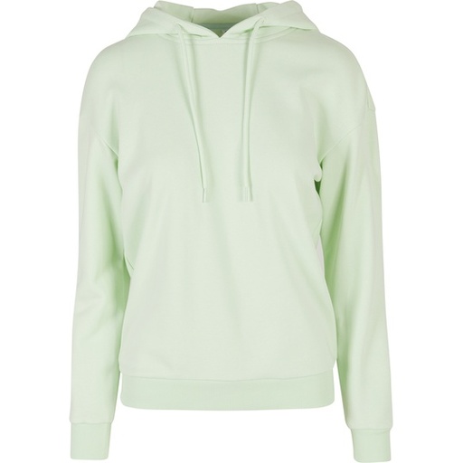 Damska bluza oversize z kapturem BY213 - Light Mint