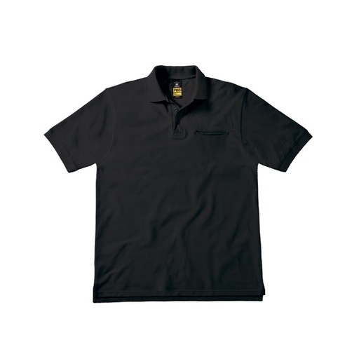 Koszulka polo z kieszenią klasyczna BCPUC11 - Black