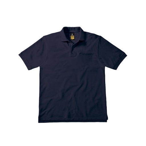 Koszulka polo z kieszenią klasyczna BCPUC11 - Navy