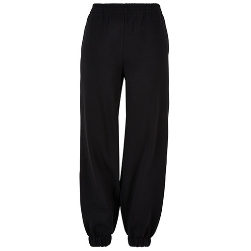 Spodnie Dresowe Damskie Luzny Kroj Bawelniane BY265 - Black