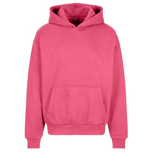 Bluza Oversize Szczotkowany Polar BY268 - Hibiskus Pink