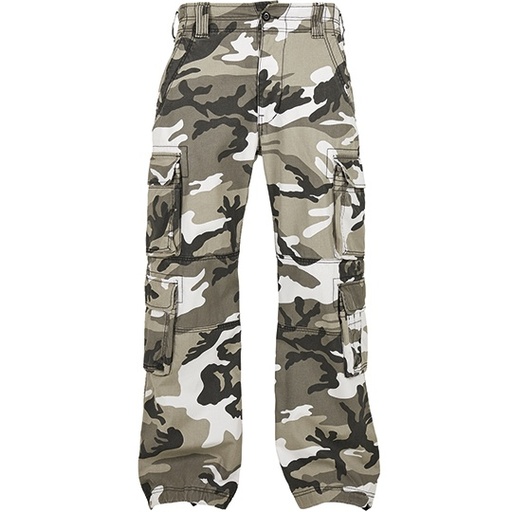 Spodnie bojówki z kieszeniami BYB1003 - Urban-Camo