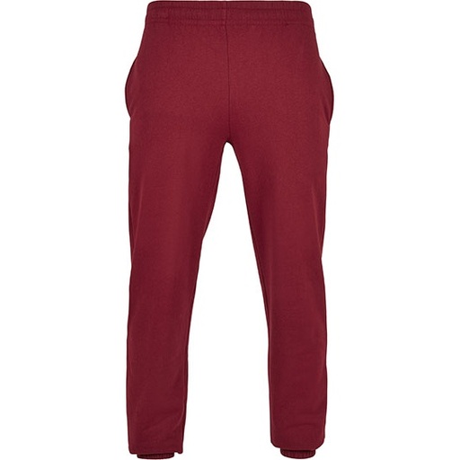 Spodnie Dresowe Klasyczne Mieszanka Bawelny Poliestru BYBB002 - Burgundy