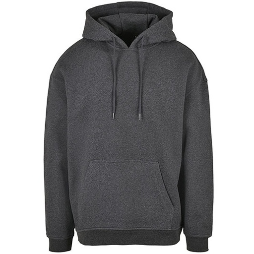Bluza Oversize Mieszanka Bawelny Poliestru BYBB006 - Charcoal
