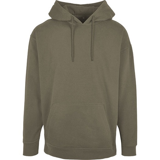 Bluza Oversize Mieszanka Bawelny Poliestru BYBB006 - Olive