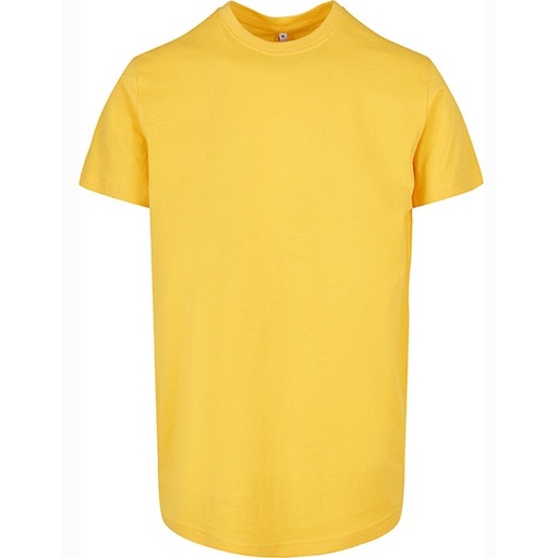 T-shirt Klasyczny Bawelniany BYBB010 - Taxi Yellow