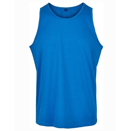Koszulka bez rękawów klasyczna BYBB011 - Cobaltblue