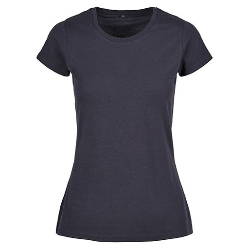 T-shirt Damski Klasyczny Bawelniany BYBB012 - Navy