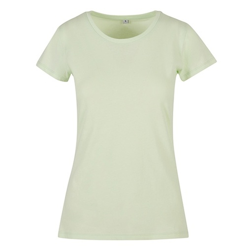 T-shirt Damski Klasyczny Bawelniany BYBB012 - Light Mint