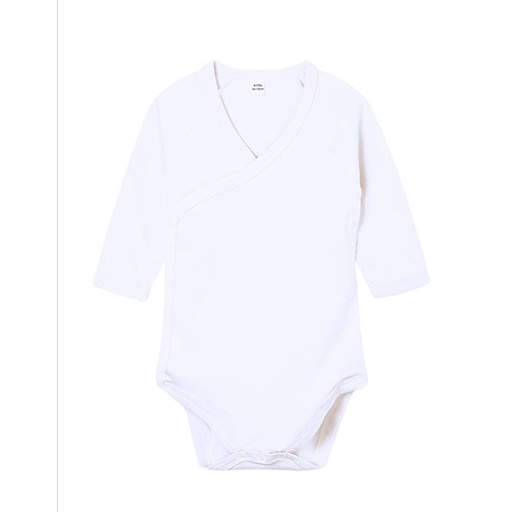 Body Niemowlęce Kimono Organiczna Bawełna BZ60 - White