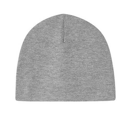 Bawełniana czapeczka niemowlęca BZ62 - Heather Grey Melange