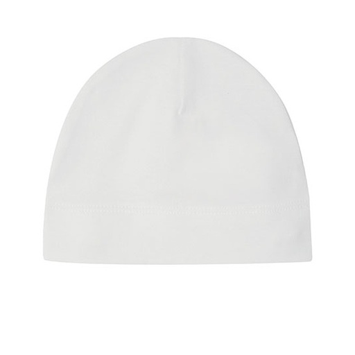 Czapeczka Niemowleca Bawelna Organiczna BZ62 - White