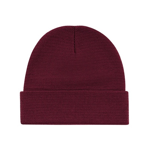 [C1456-1000354753] Czapka z dzianiny C1456 - Bordeaux