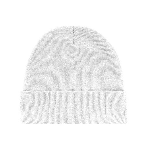 [C1456-1000354754] Czapka Dzianinowa Przetworzony Poliester C1456 - White