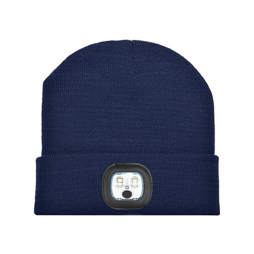 Czapka z lampką LED C1458 - Navy