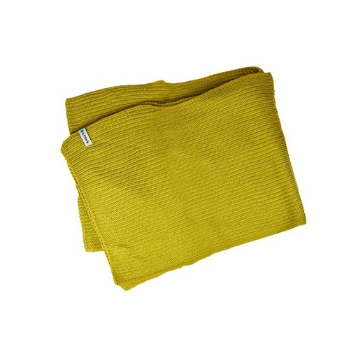 Szalik dzianinowy C1486 - Mustard