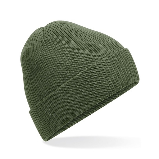 Czapka Prazkowana Dwuwarstwowa Poliester z Recyklingu CB376R - Olive Green