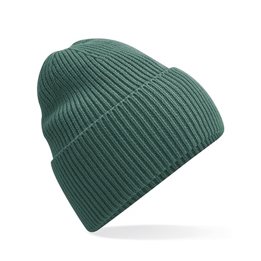 Czapka Beanie Prazkowana Recykling CB384R - Marine Green