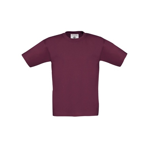 Koszulka Dziecięca Klasyczna BCTK300 - Burgundy