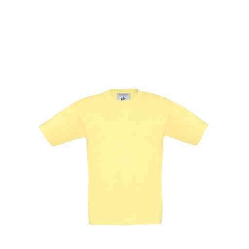 Koszulka Dziecięca Klasyczna Bawełniana BCTK300 - Yellow