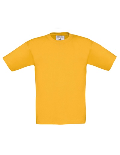 Dziecięcy T-shirt Klasyczny Bawełniany BCTK301 - Gold