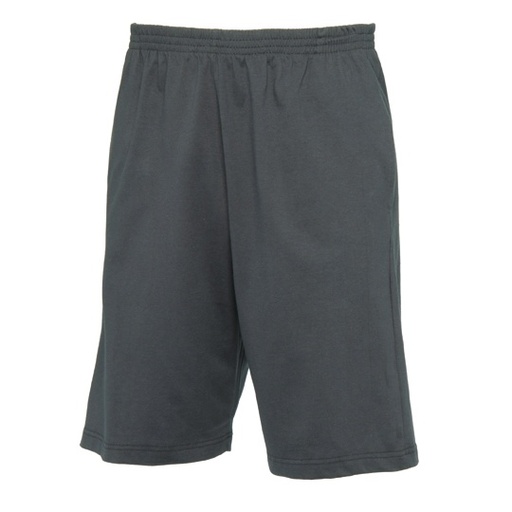 Szorty Slim do Kolan z Elastycznym Pasem BCTM202 - Dark Grey (Solid)