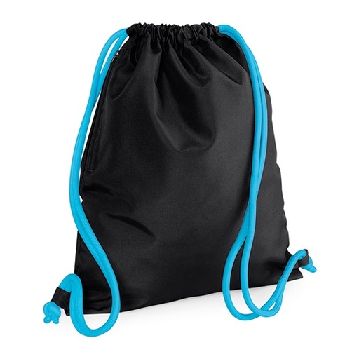 Wodoodporny worek sportowy BG110 - Black & Surf Blue