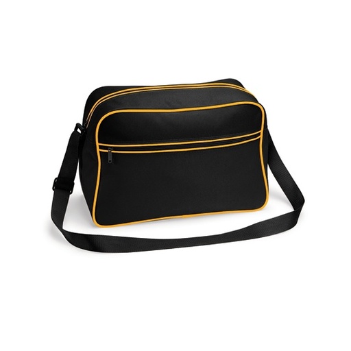 Torba na ramię retro BG14 - Black & Gold