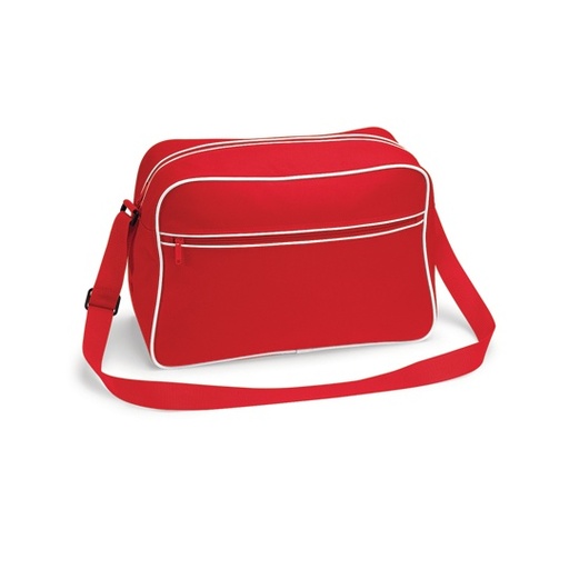 Torba na ramię retro BG14 - Classic Red & White