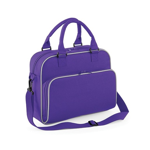 Torba Dziecięca Retro na Ramię BG145 - Purple & Light Grey