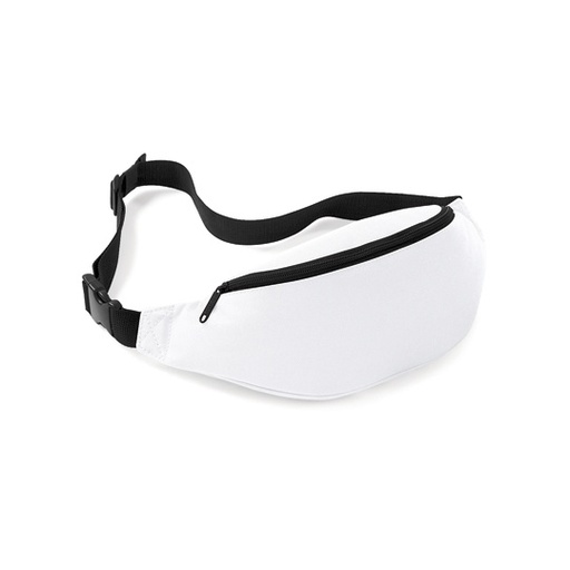 Saszetka nerka z regulowanym paskiem BG42 - White