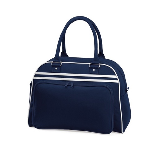Torba Retro Bowling BG75 - French Navy & White