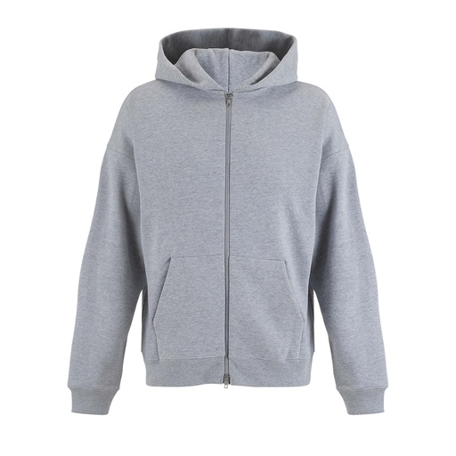 ELIOTT FULLZIP HOODIE - szary melanż 2