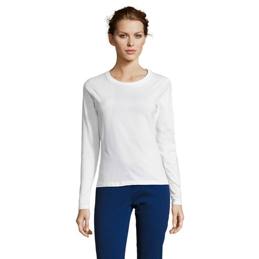 MAJESTIC Damski T-SHIRT 150g - bialy