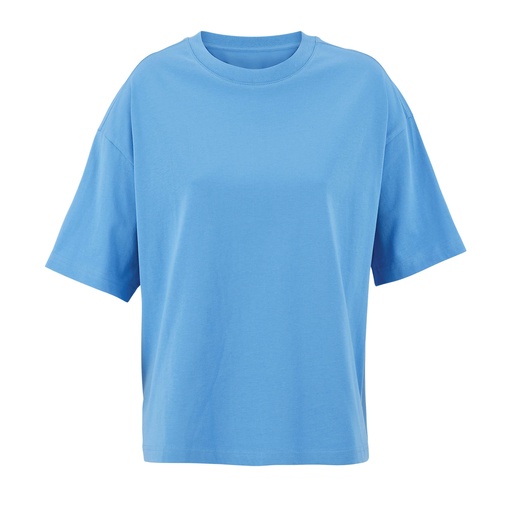 BOXY WOMEN T-SHIRT OVERSIZE S03807-IR - azure