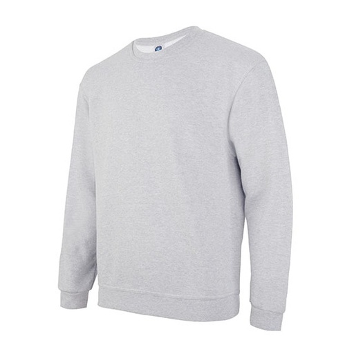 WYPRZEDAŻOWY Bluza Klasyczna Czesana Bawelna Niekurczliwa SW298 - Sports Grey (Melange)