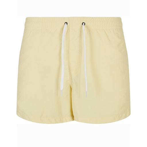 Szorty Kapielowe Nylonowe BY050 - Soft Yellow