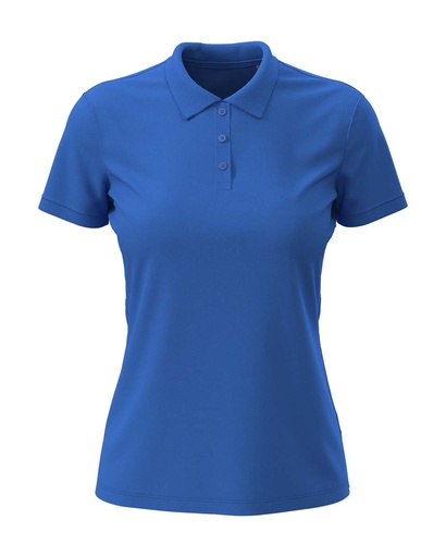 WYPRZEDAŻOWY Koszulka Polo Damska Dopasowana S9160 - Bright Royal