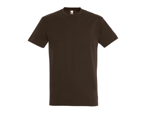 WYPRZEDAŻOWY T-shirt Klasyczny Bawelniany L190 - Chocolate