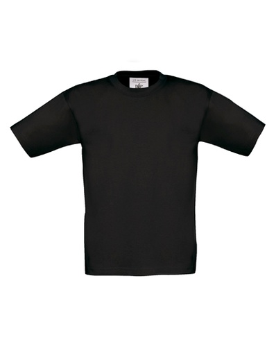 WYPRZEDAŻOWY Dzieciecy T-shirt Klasyczny Bawelniany BCTK301 - Black
