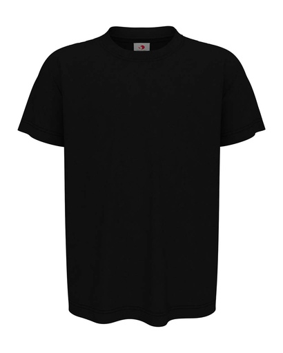 WYPRZEDAŻOWY Koszulka Dziecieca Klasyczna Bawelniana S140K - Black Opal